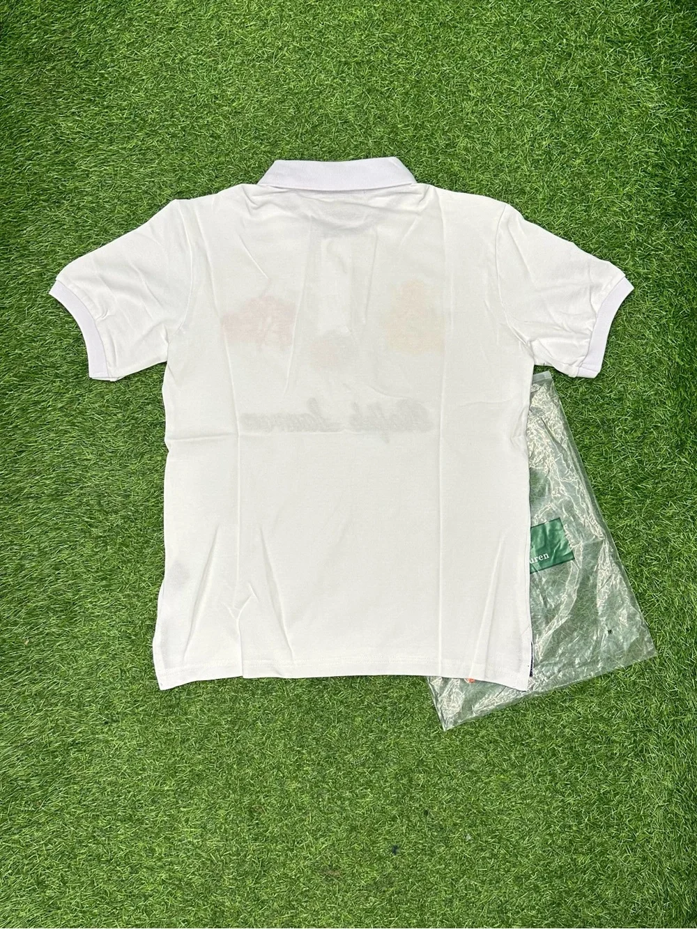 Ralph Lauren White Polo with Red Pony and Yellow Crest